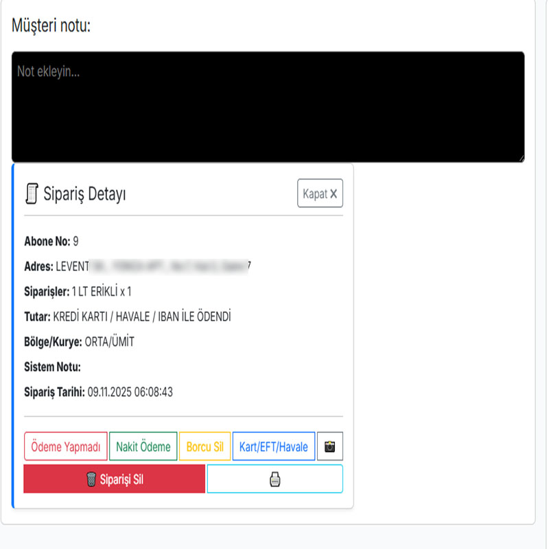 Su Takip Programı ve Sucu Takip Yazılımı